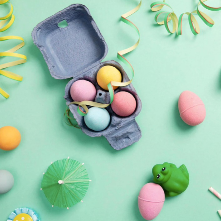 4 Egg Bath Bombs - Cluck Cluck - Binky