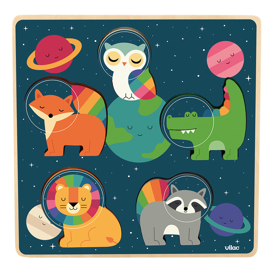 Andy Westface - Space - Touch And Feel Puzzle - Binky