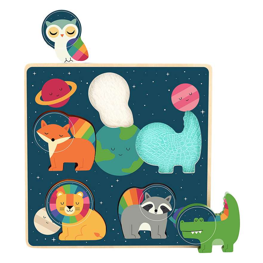 Andy Westface - Space - Touch And Feel Puzzle - Binky