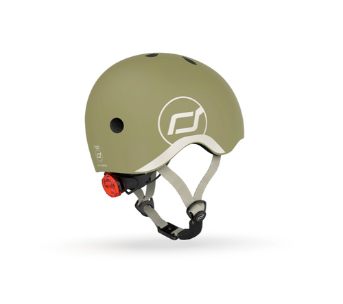Scoot & Ride Helmet - Olive Size XXS - S
