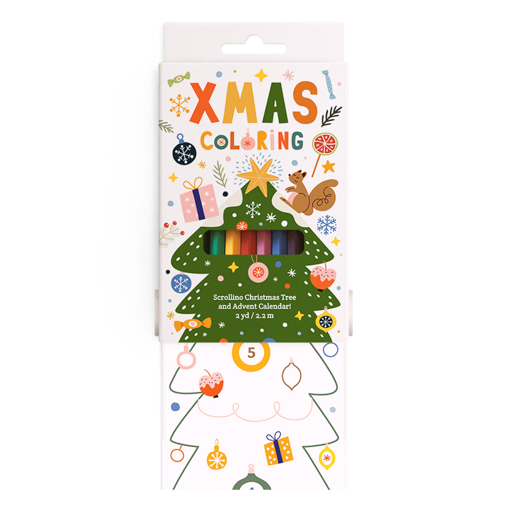 Scrollino Activity Book - Xmas Colouring - Binky