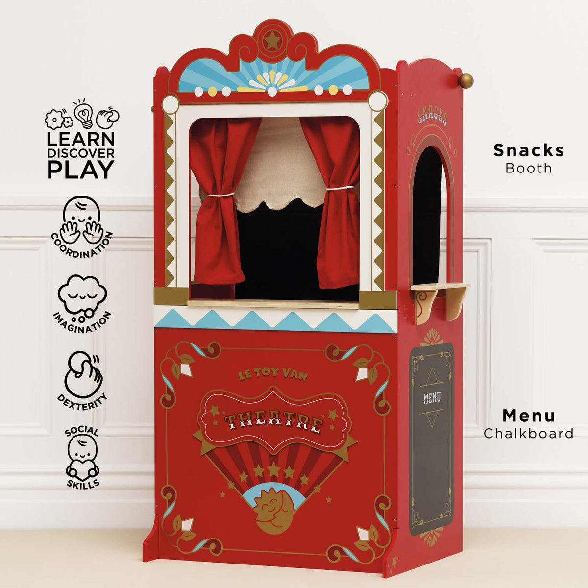 Le Toy Van Retro Toy Puppet Theatre