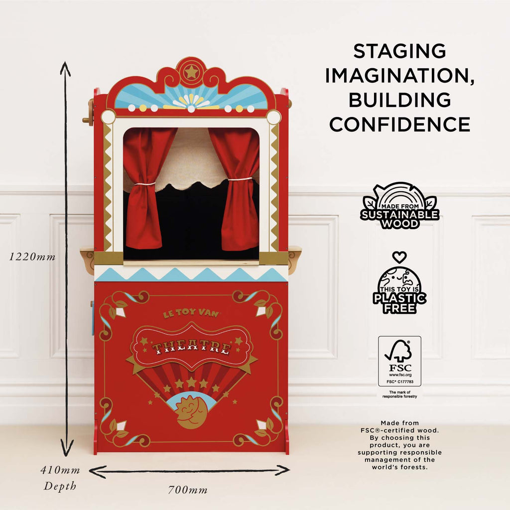 Le Toy Van Retro Toy Puppet Theatre