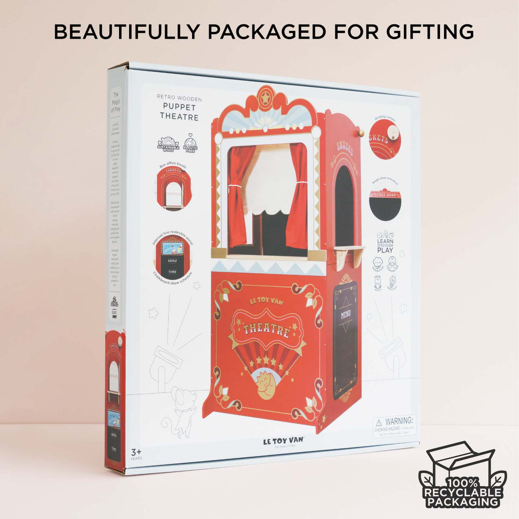 Le Toy Van Retro Toy Puppet Theatre