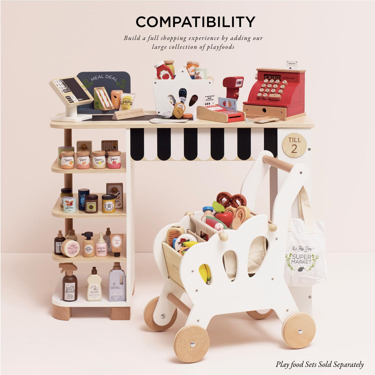 Le Toy Van Supermarket Till Checkout & Accessories
