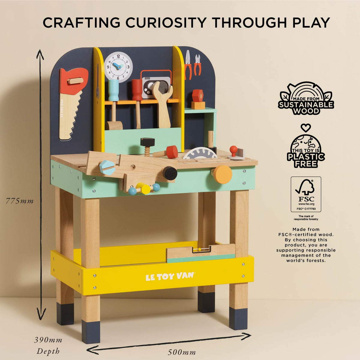 Le Toy Van Alex’s Toy Work Bench