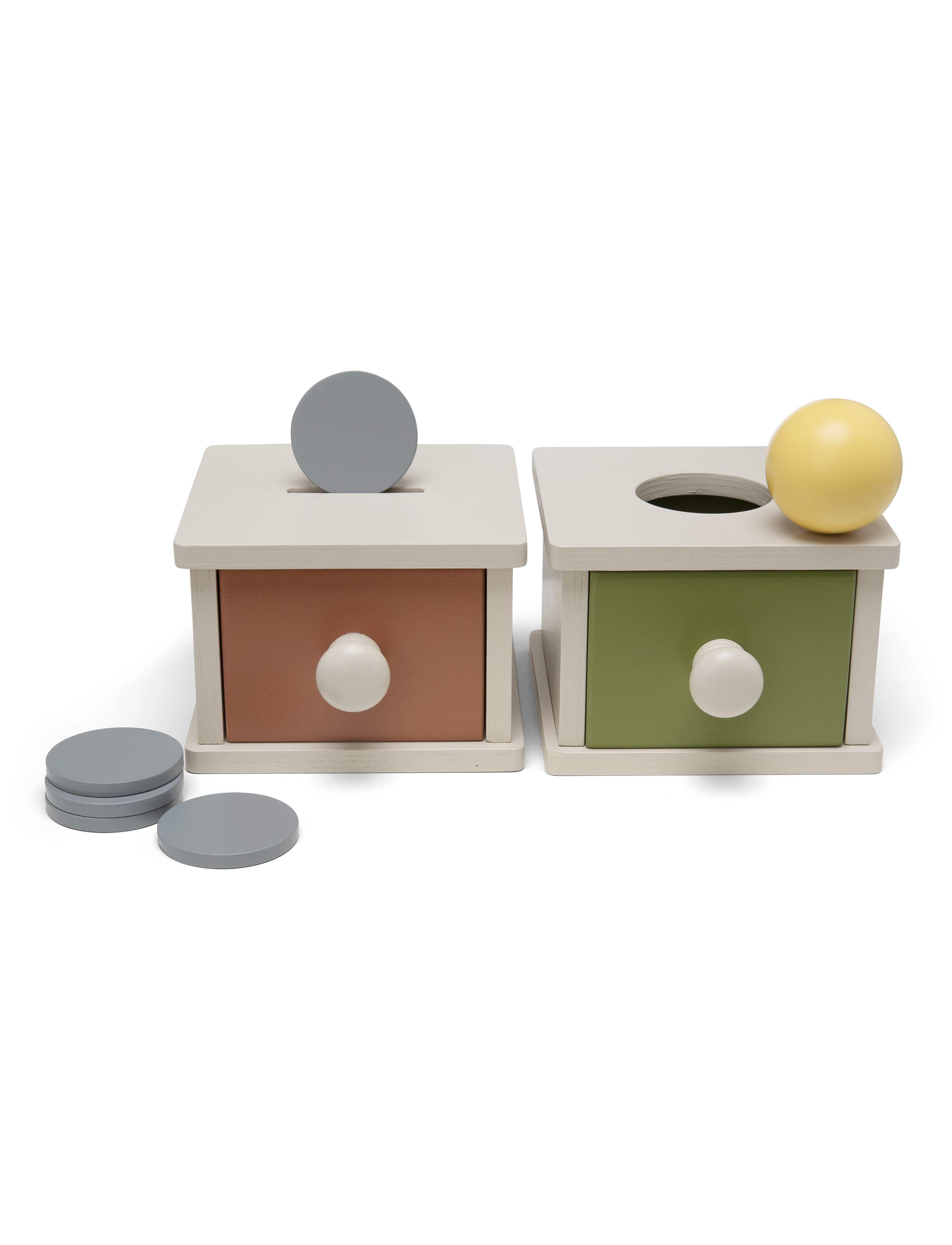 'Tony' wooden sorting Boxes Montessori Toy - Binky