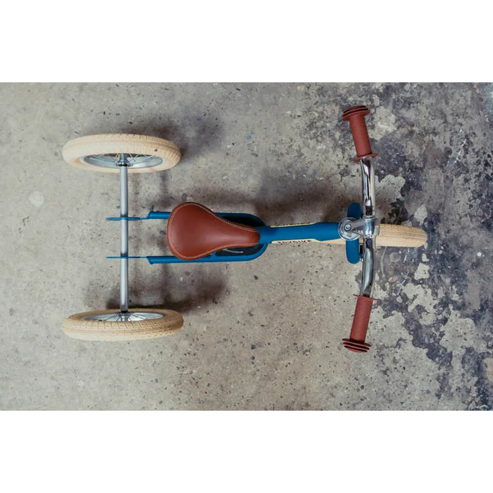 Trybike - Steel 2 In 1 Balance Trike - Vintage Blue - Binky