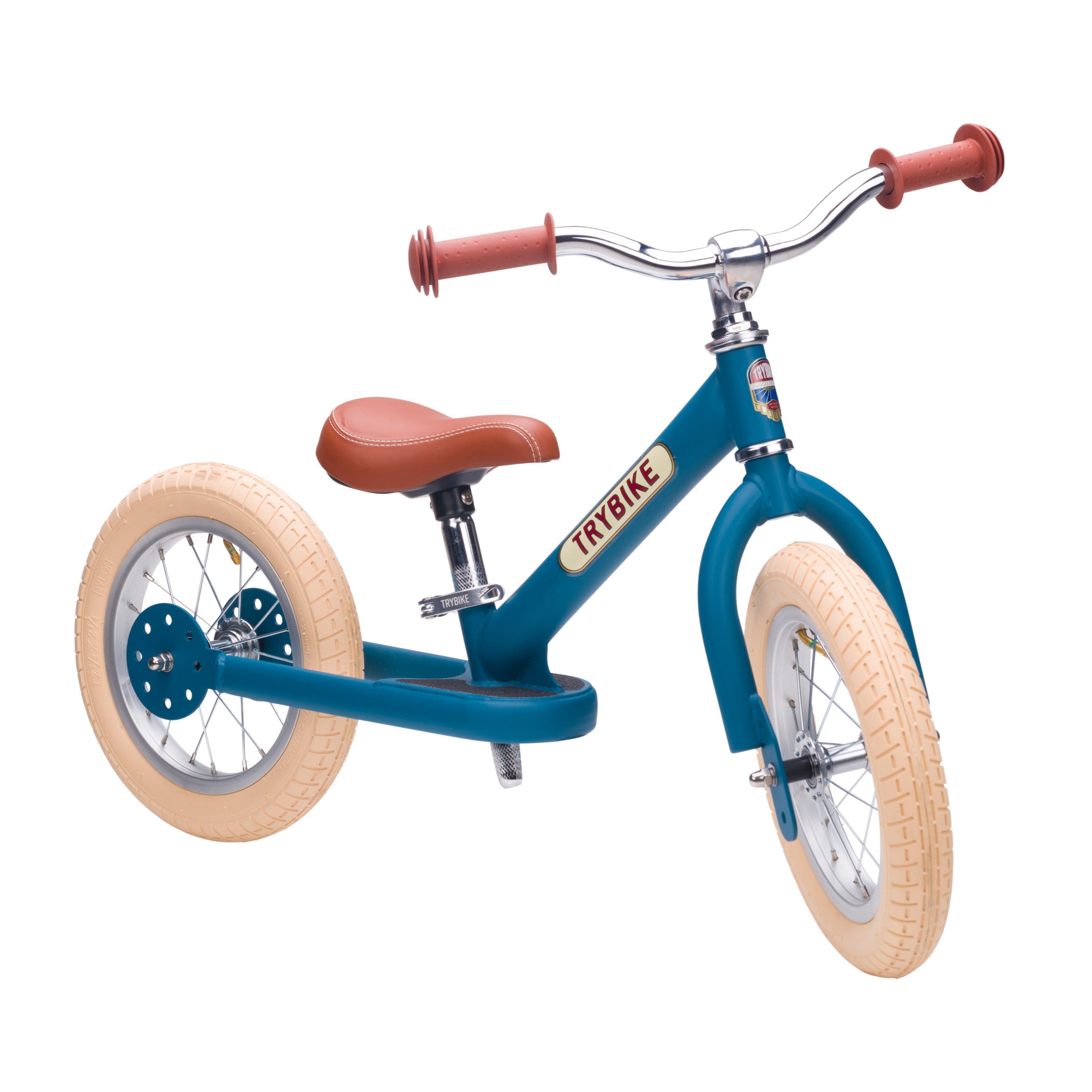 Trybike - Steel 2 In 1 Balance Trike - Vintage Blue - Binky
