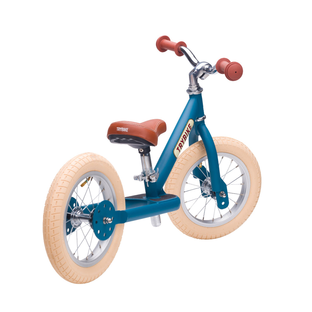 Trybike - Steel 2 In 1 Balance Trike - Vintage Blue - Binky