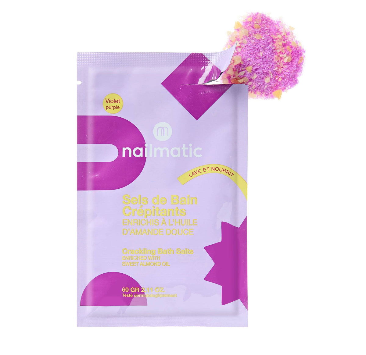 Nailmatic Crackling Bath Salts – Violet
