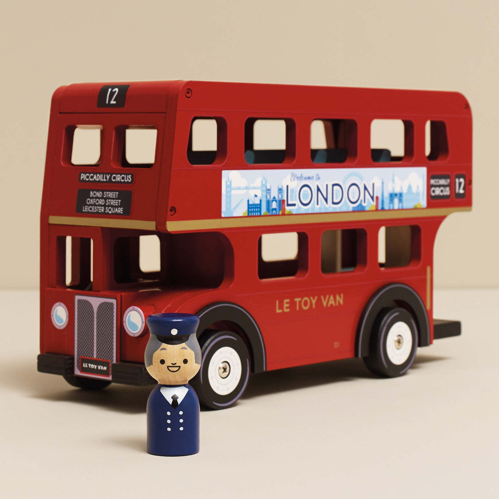 Le Toy Van Wooden London Bus