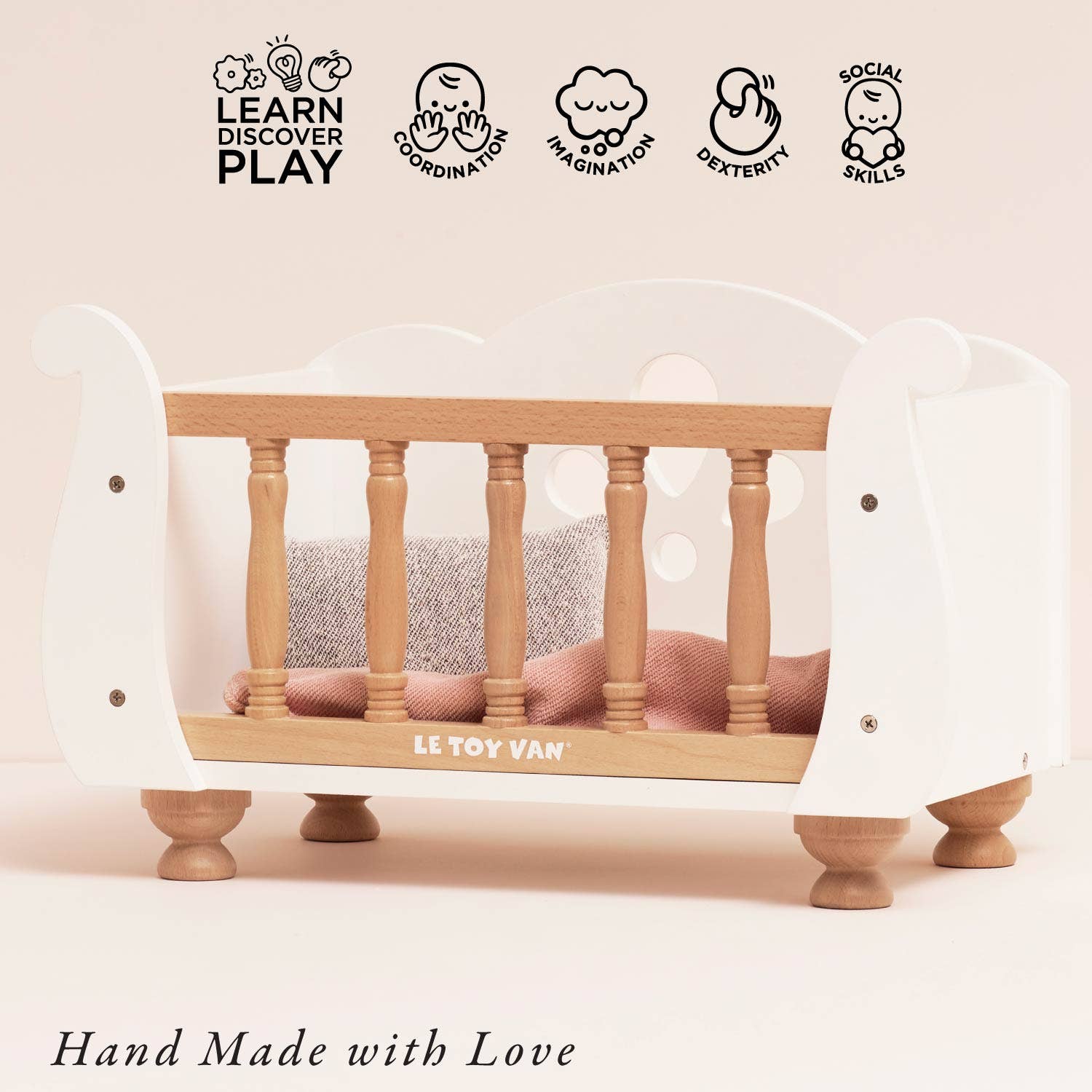 Le Toy Van - Dolls Wooden Cot