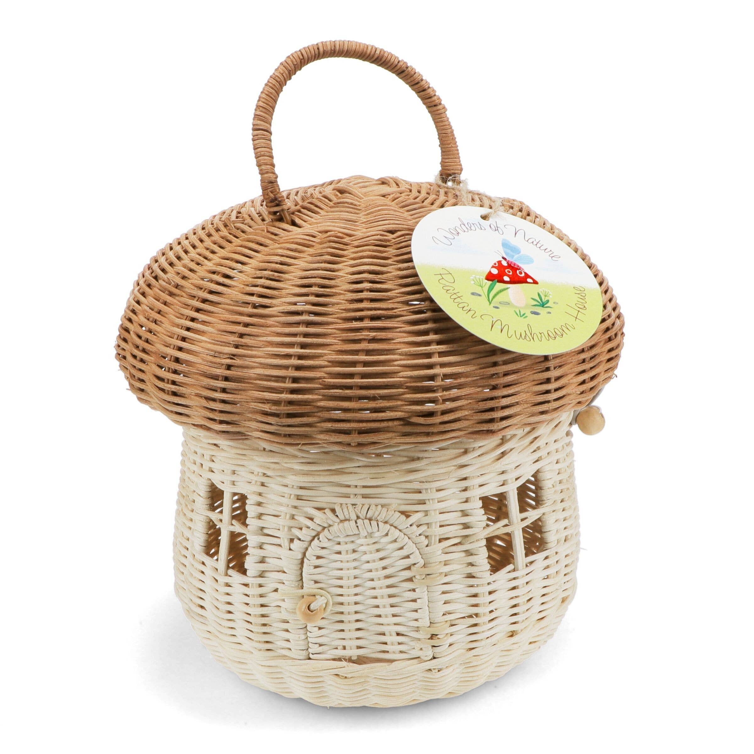 Rex London Rattan Mushroom House - Wonders of Nature