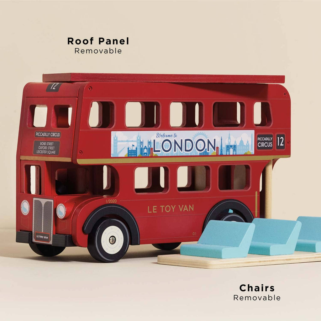 Le Toy Van Wooden London Bus