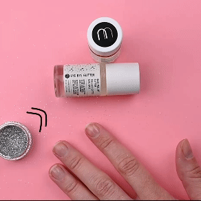 Nailmatic BYE BYE Glitter Set - Silver and Gold - Binky