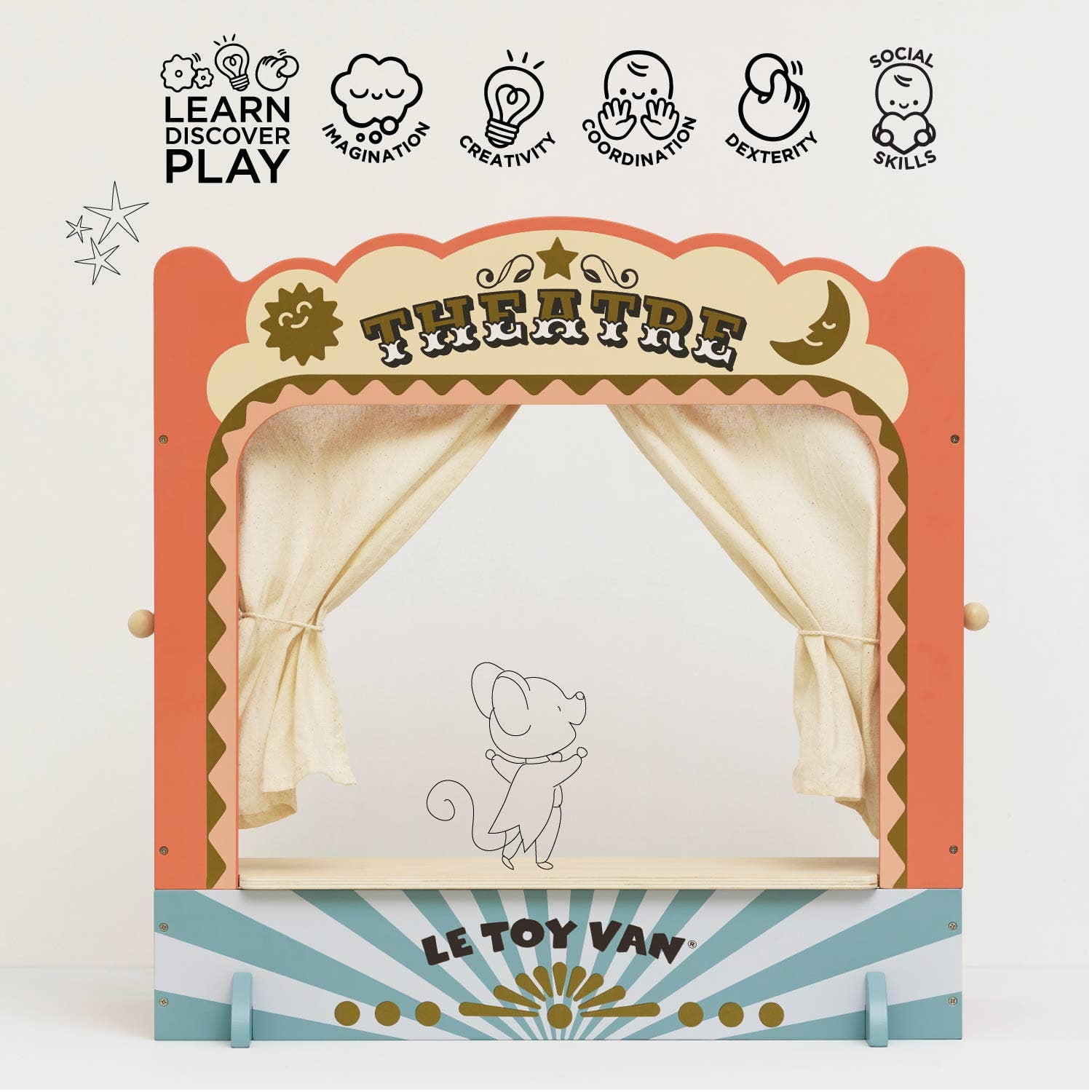 Le Toy Van - Tabletop Puppet Wooden Theatre