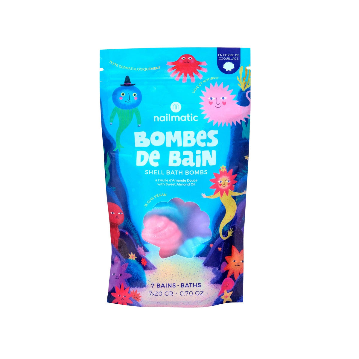 Shell Bath Bombs – Set of 7