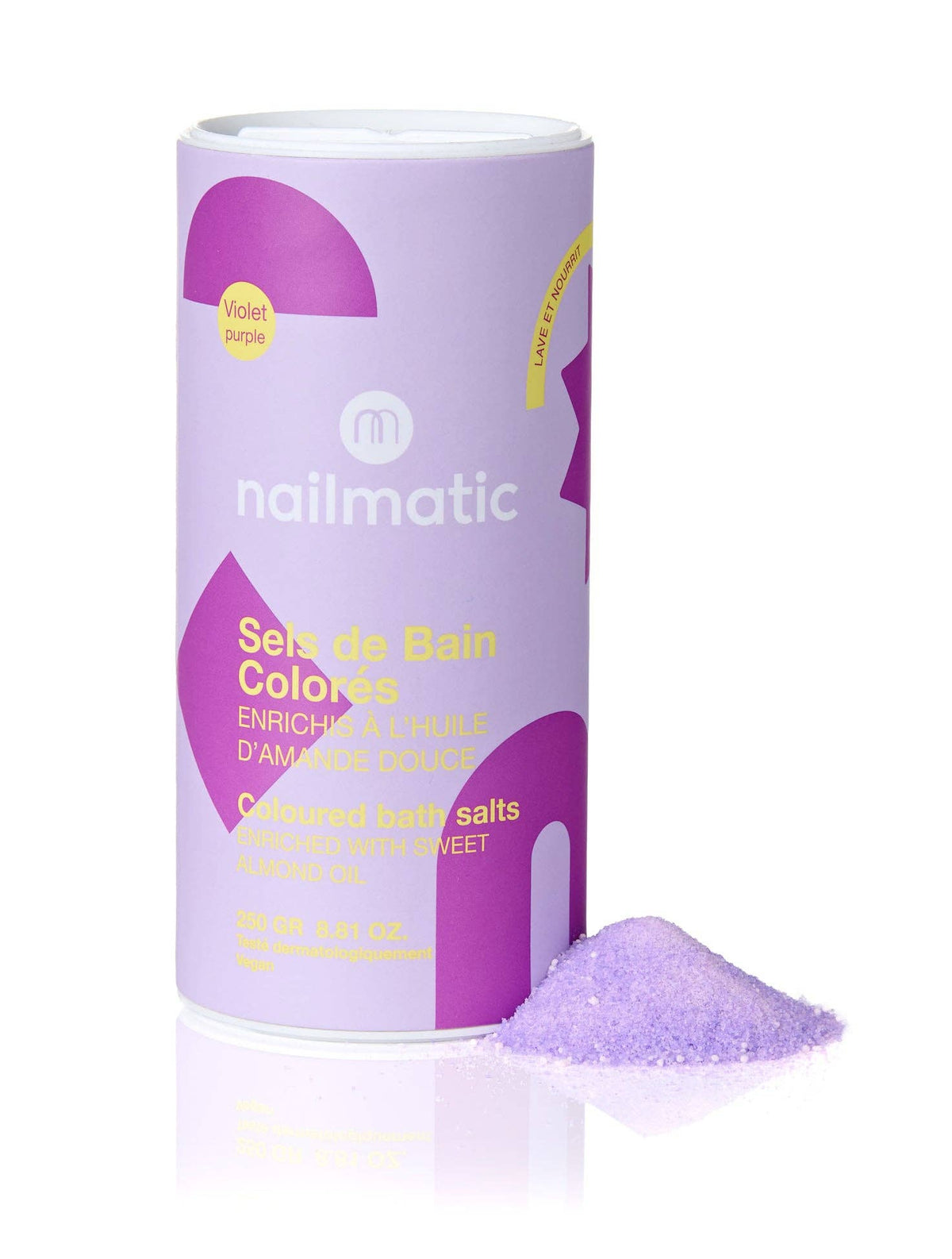 Nailmatic Foaming Bath Salts – Purple