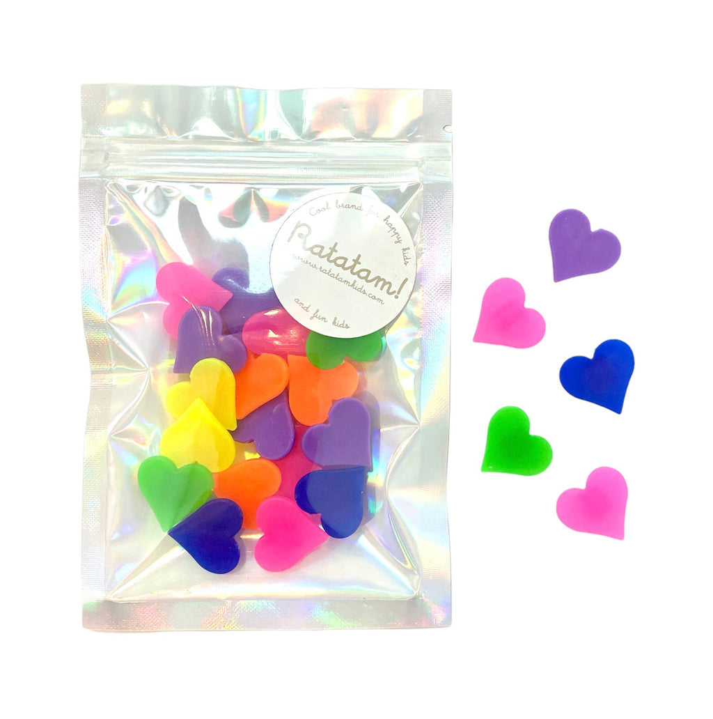 Small multicolour clip-on bike accessories