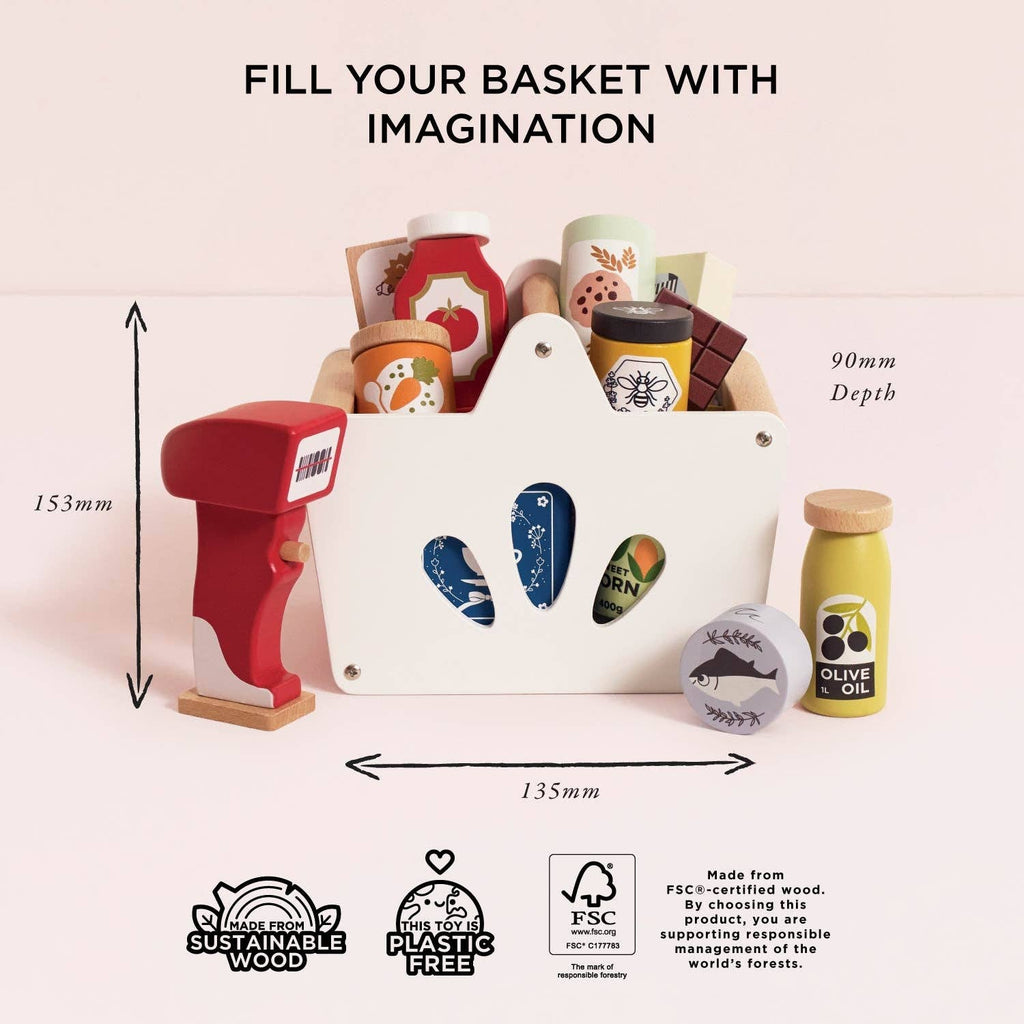 Le Toy Van Wooden Groceries Set & Scanner