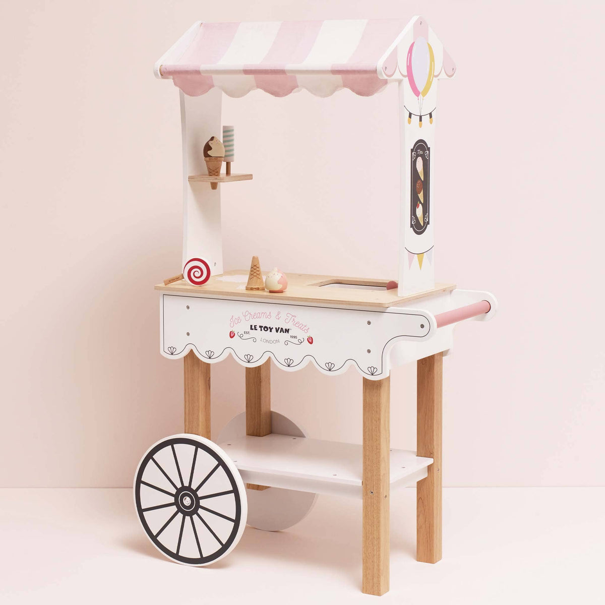 Le Toy Van Ice Cream Trolley Market Stall