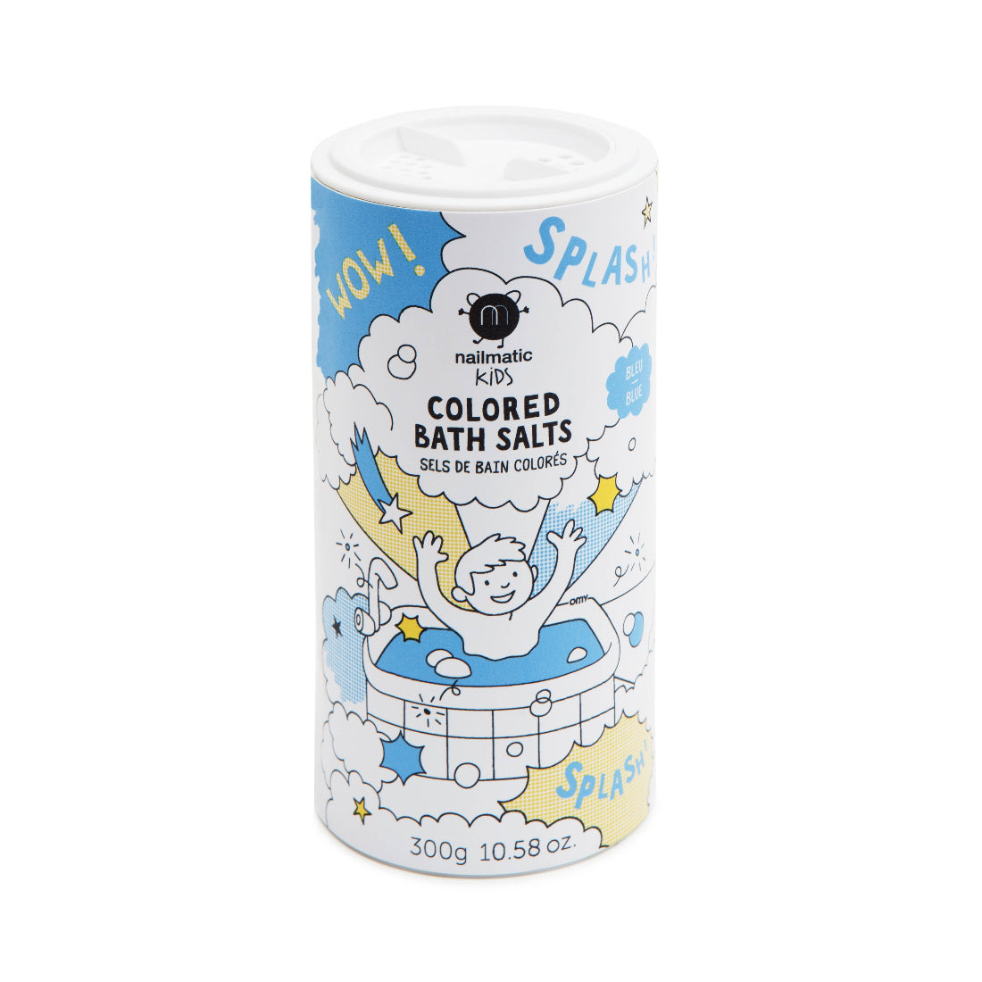 Nailmatic Foaming Bath Salts, Blue