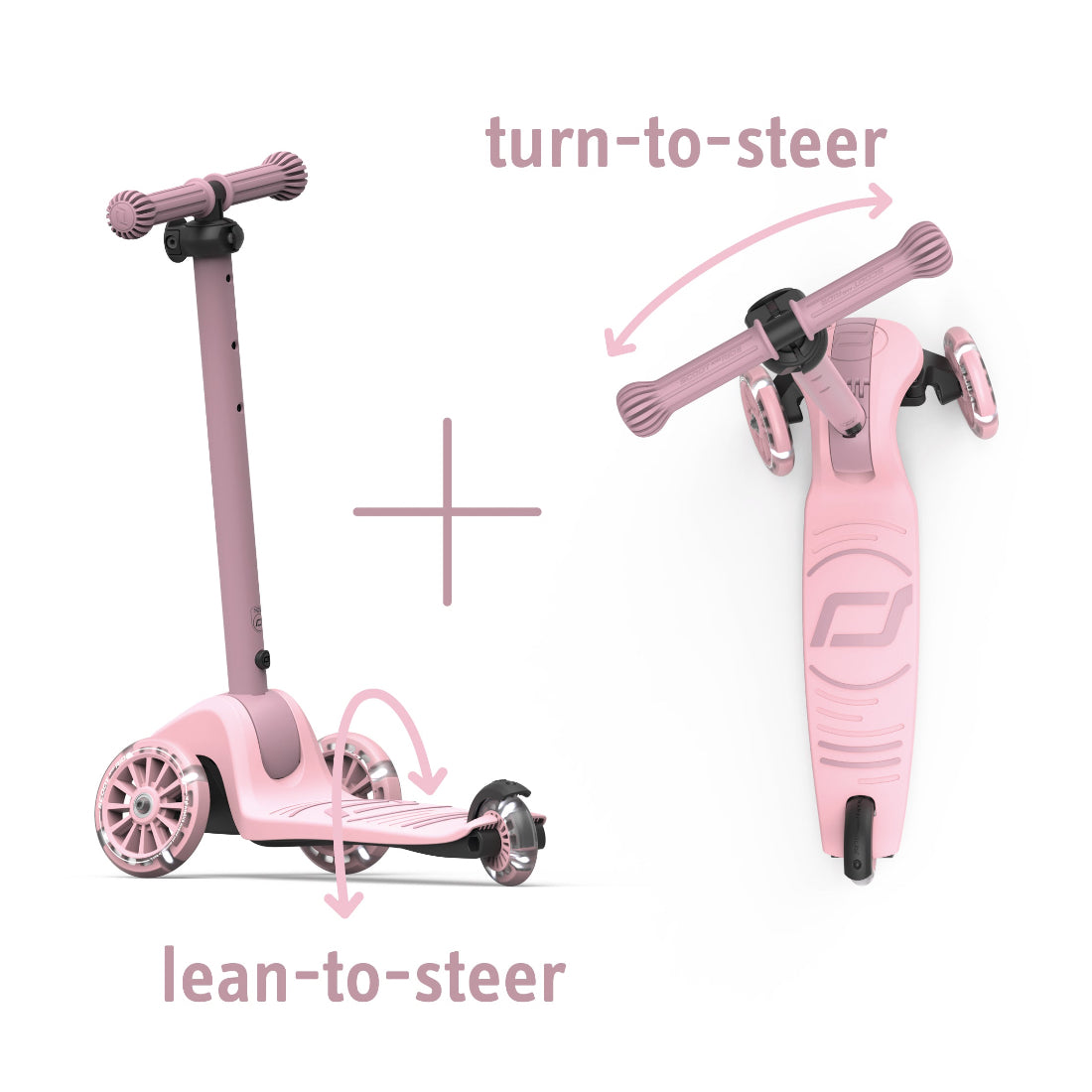 Scoot and Ride Highwaykick 3S - Rose