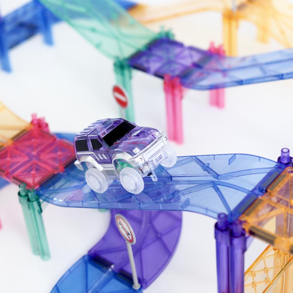 CleverClixx Large Race Track Pastel 80 Pieces - Binky