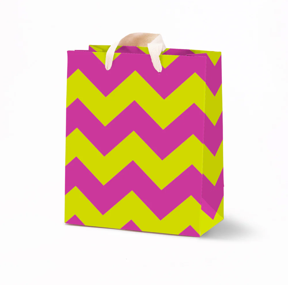 1973 Grafika Zig Zag Medium Gift Bag - Binky