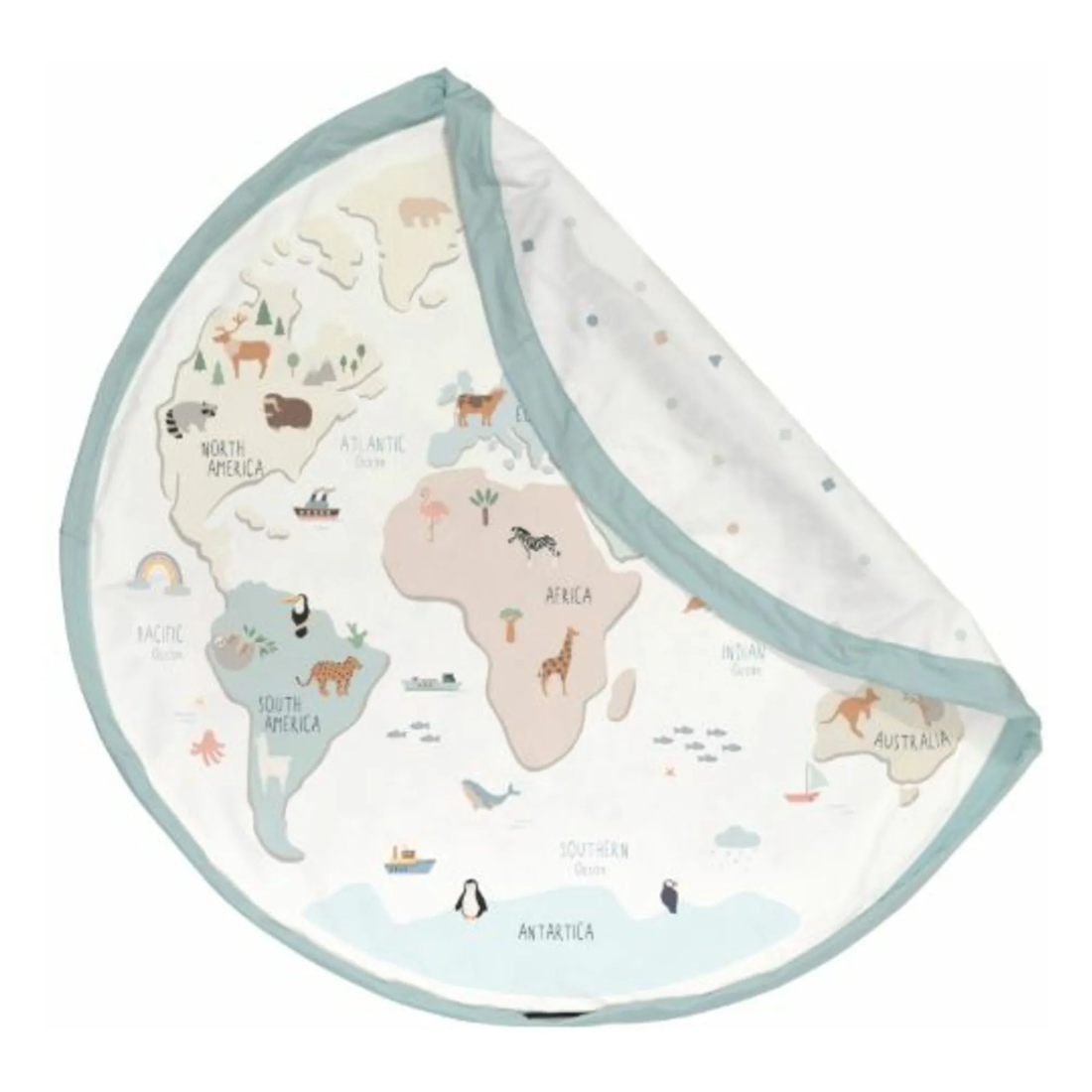 Play and Go Noomad Game Bag / Mat - World Map