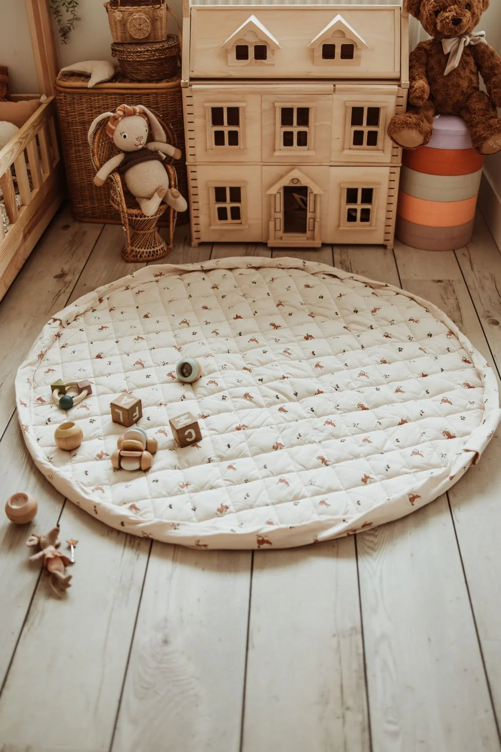Noomad Soft Play Mat & Nappy Bag - Rabbit