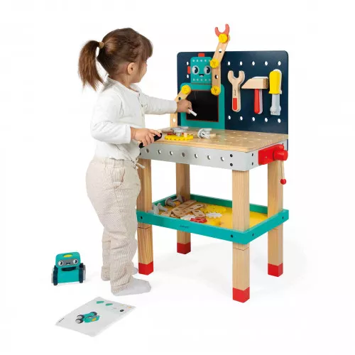 Janod Brico Kids Big Robot DIY Workbench - Binky