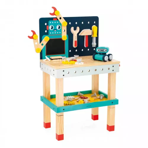 Janod Brico Kids Big Robot DIY Workbench - Binky