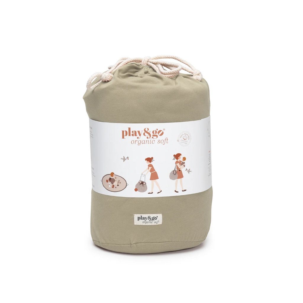 Play & Go Noomad Soft Play Mat & Nappy Bag - Meadow Green