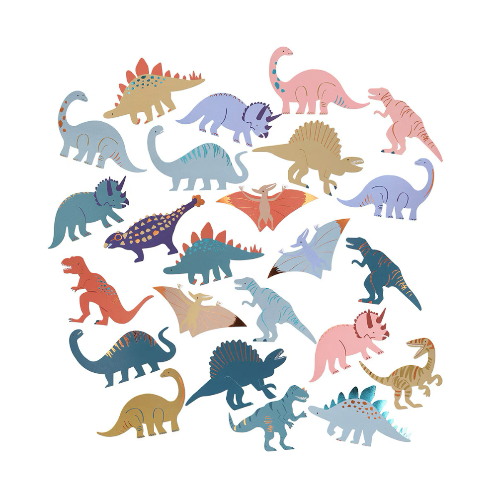 Meri Meri Dinosaur Shaped Stickers - Binky