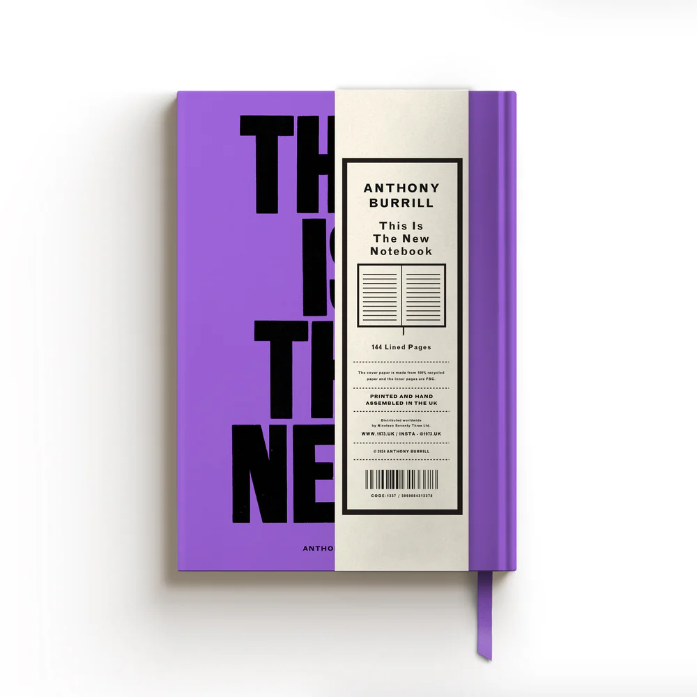 This Is The New A5 Lined Notebook - Binky