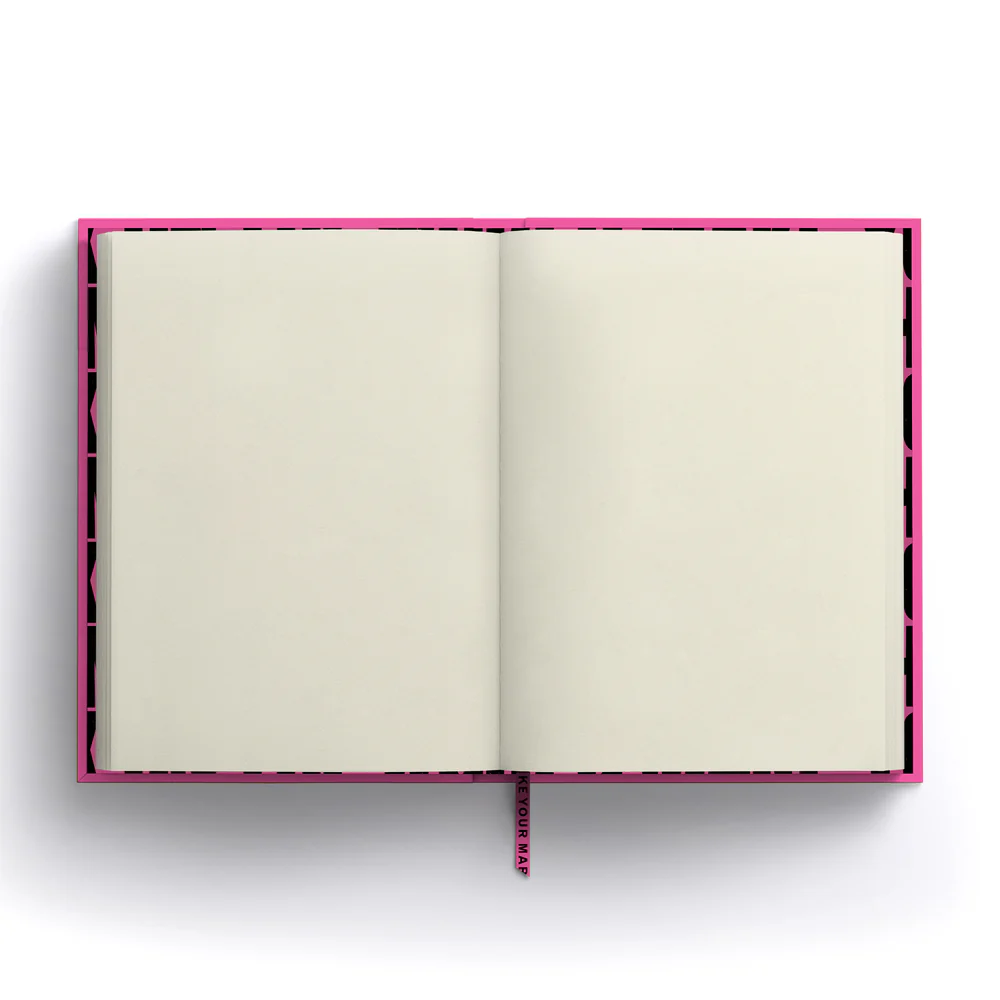 Make Your Mark on the World A5 Plain Notebook - Binky