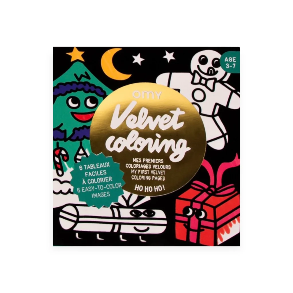 OMY Christmas Velvet Colouring - Binky
