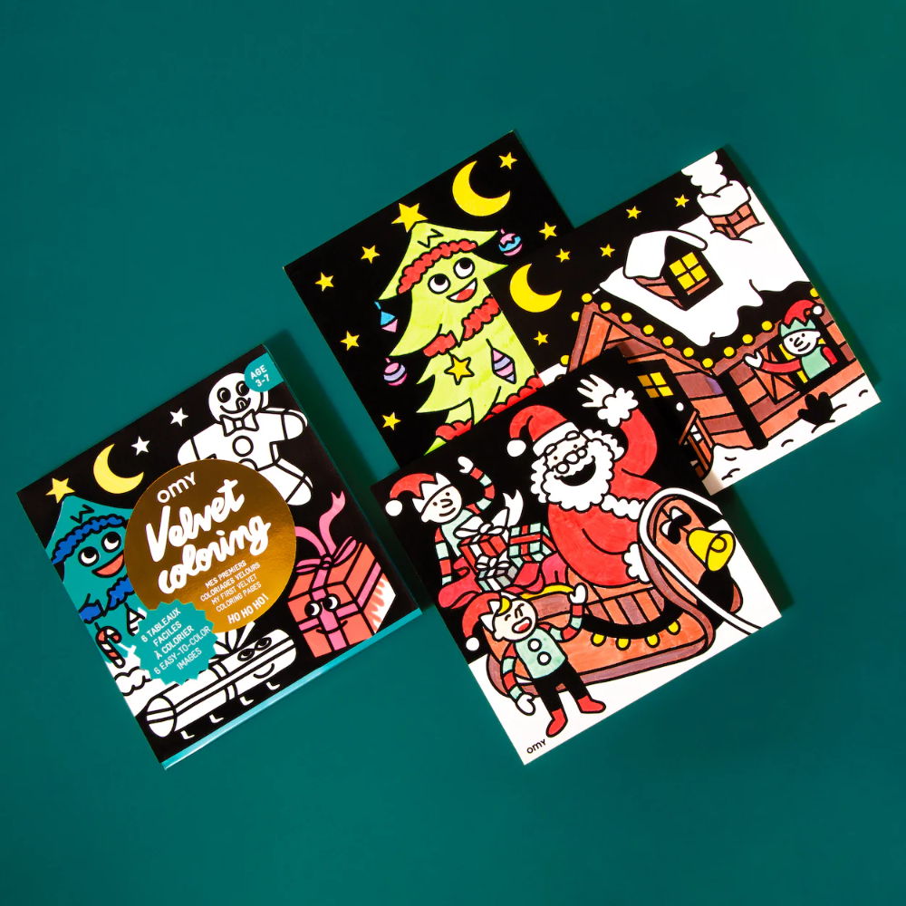 OMY Christmas Velvet Colouring - Binky