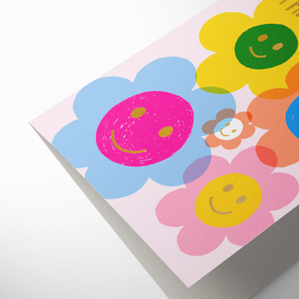 Smiling at you Birthday card - Binky