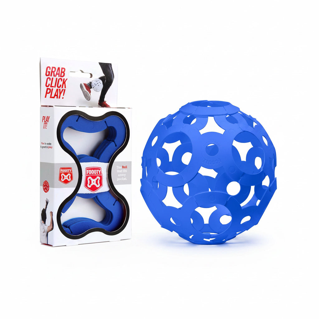 Foooty Blue Transforming Ball Toy