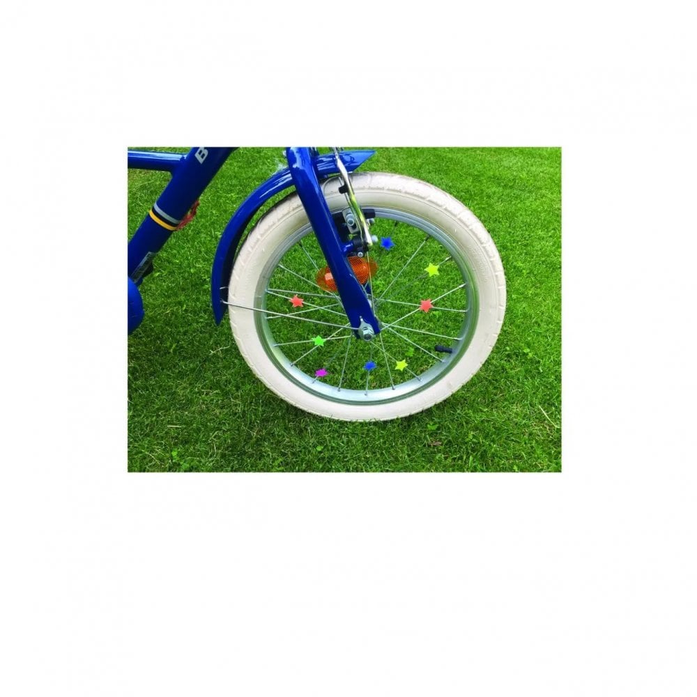 Small multicolour clip-on bike accessories