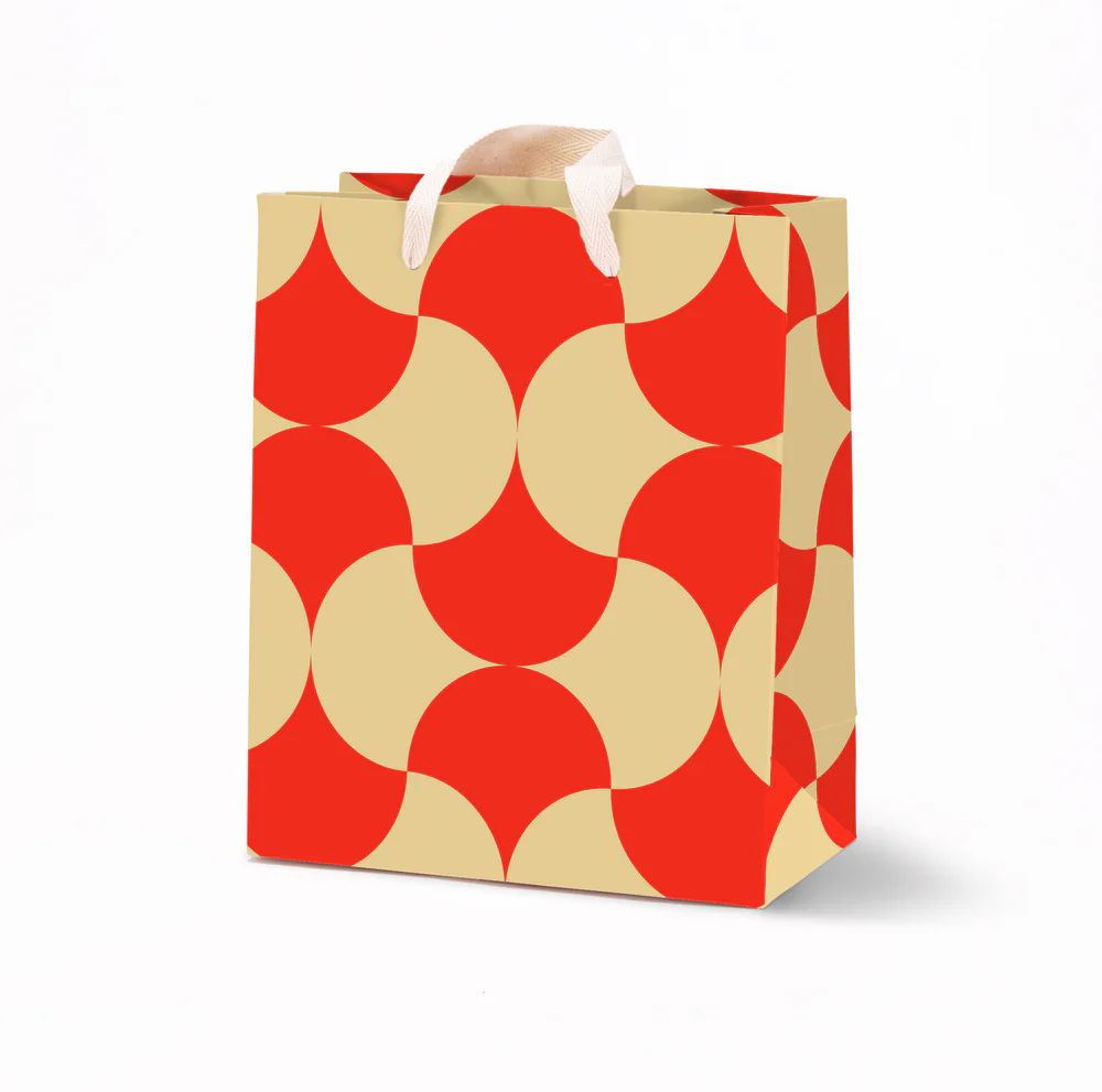 1973 Grafika Semi-Circles Medium Gift Bag - Binky