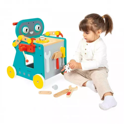 Janod Brico Kids Robot DIY Trolley - Binky
