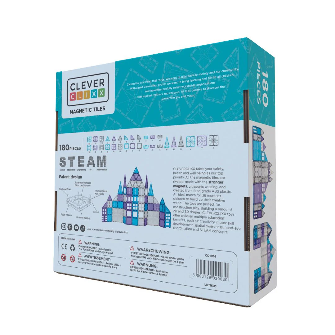 CleverClixx Mega Ice Crystal Pack 180 Pieces