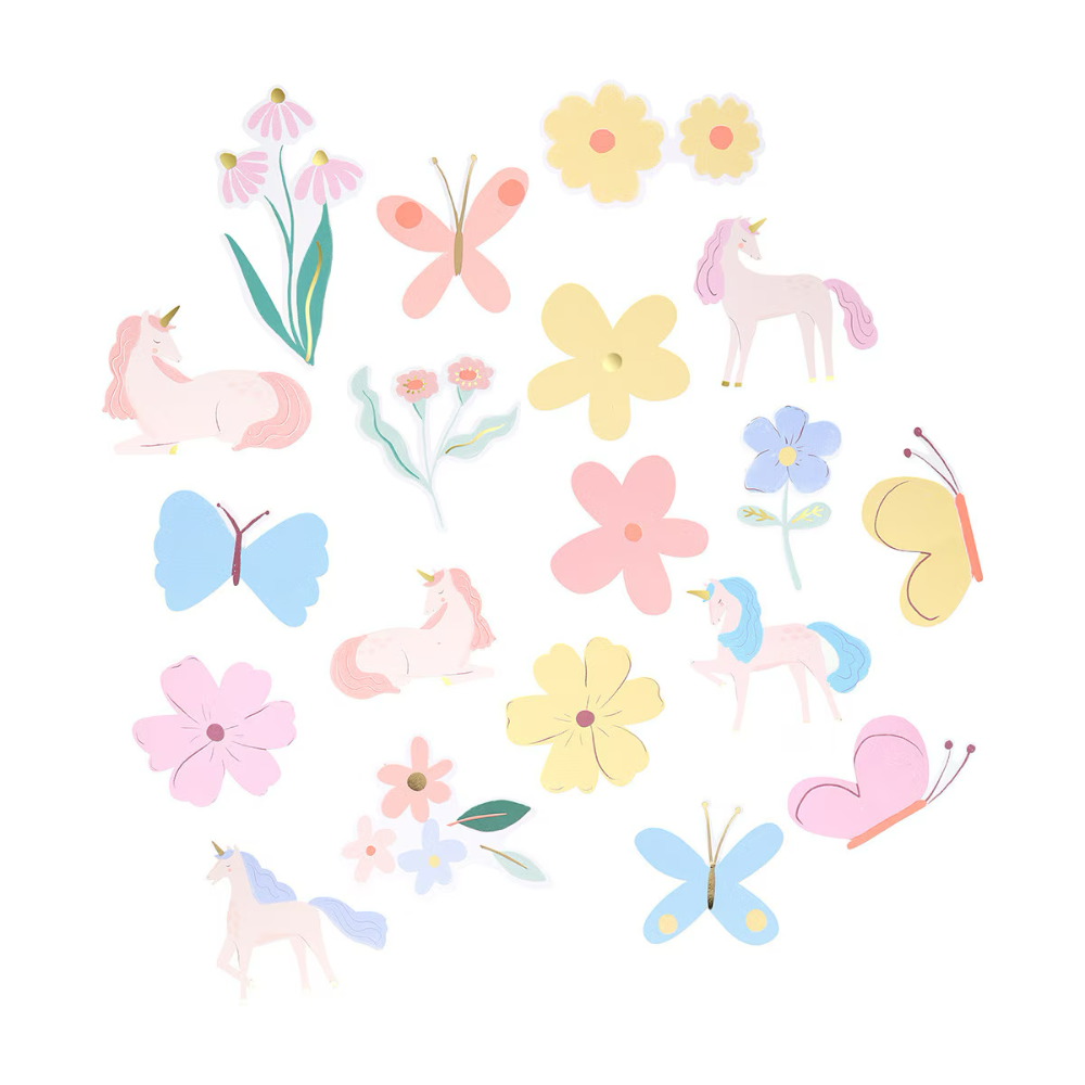 Meri Meri Unicorn Shaped Stickers - Binky