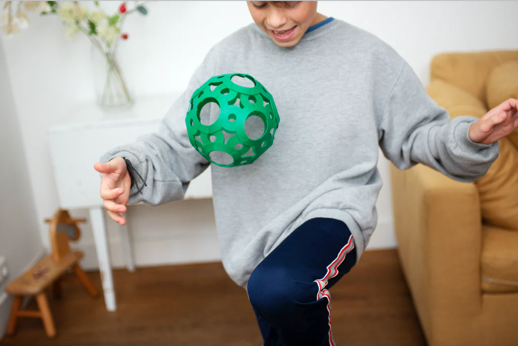 Foooty Blue Transforming Ball Toy