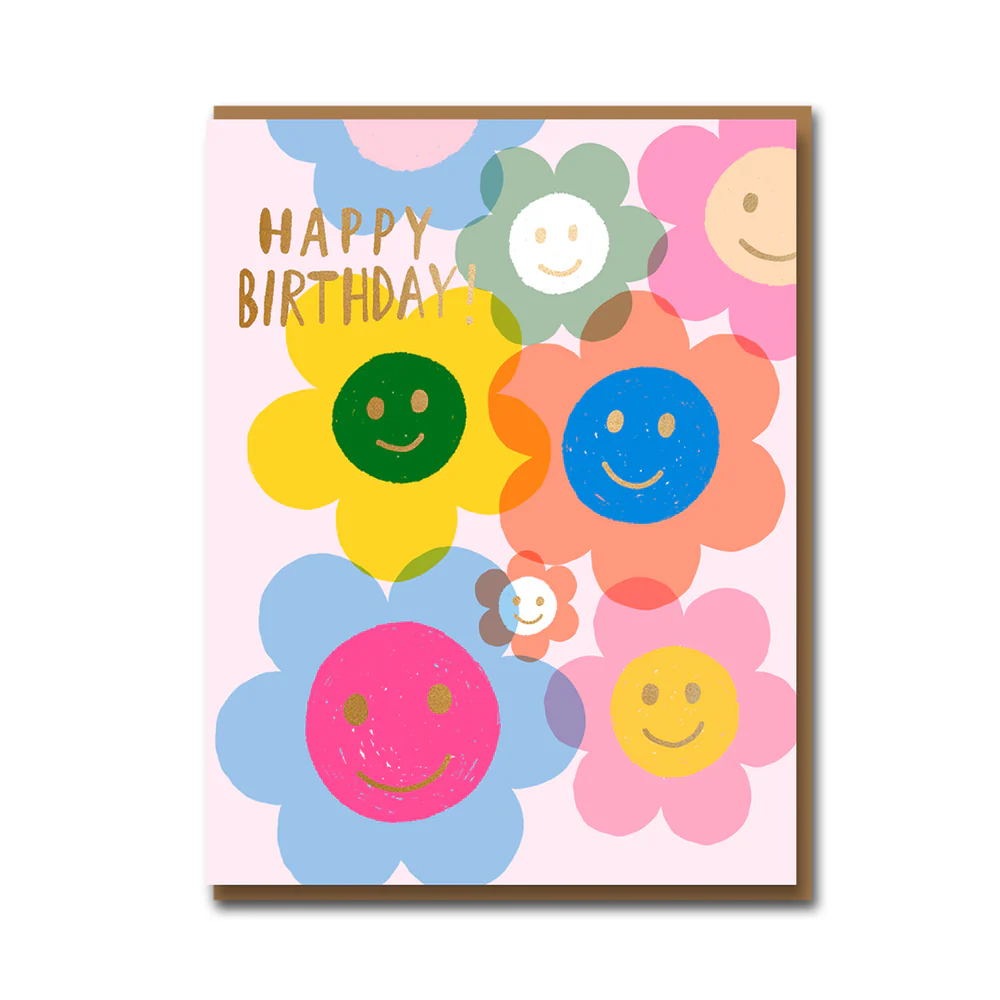 Smiling at you Birthday card - Binky