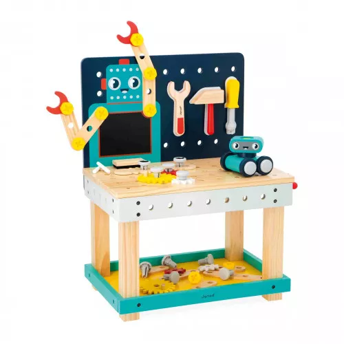 Janod Brico Kids Big Robot DIY Workbench - Binky